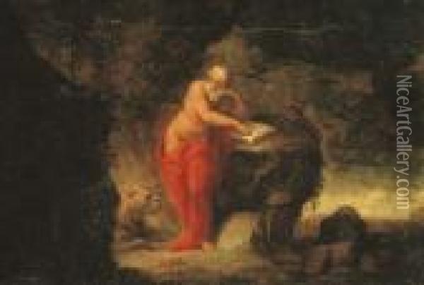 Saint Jerome Dans Le Desert Oil Painting - Nicolas Vleughels