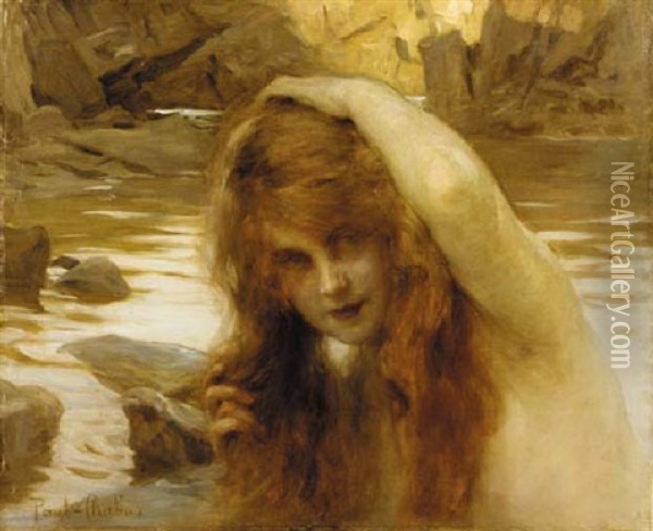 The Bather Oil Painting - Paul Emile Chabas