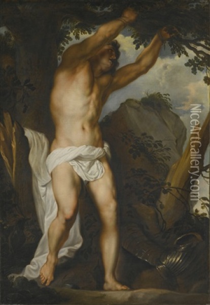 Saint Sebastian Oil Painting - Thomas (Bosschaert) Willeborts