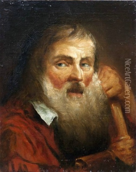 Hl. Paulus Oil Painting - Giovanni Battista Piazzetta