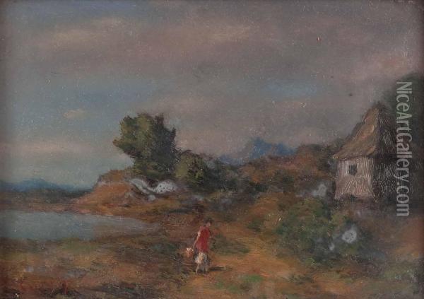 Seelandschaft Oil Painting - Adolf Curry