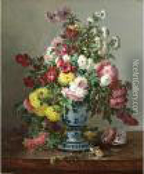 Bouquet Champetre Oil Painting - Eugene Claude