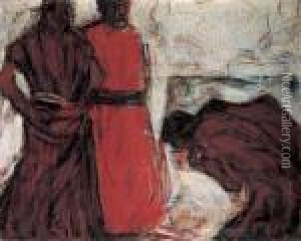 Der Sklavenhalter Oil Painting - Christian Rohlfs