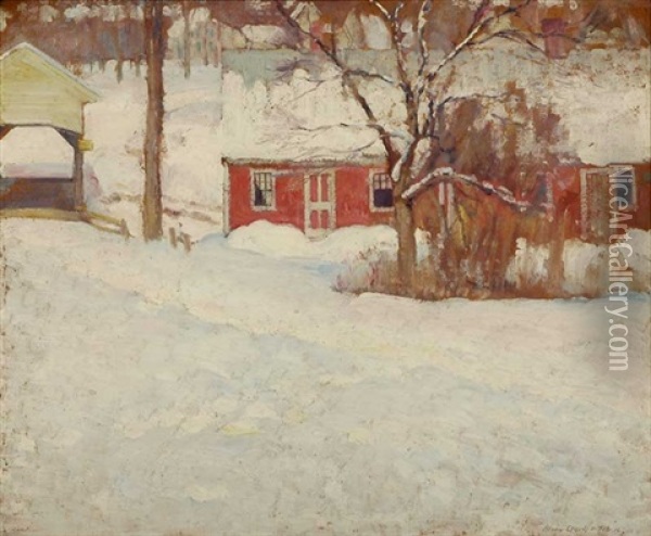 New England Landscape Oil Painting - Alson Skinner Clark