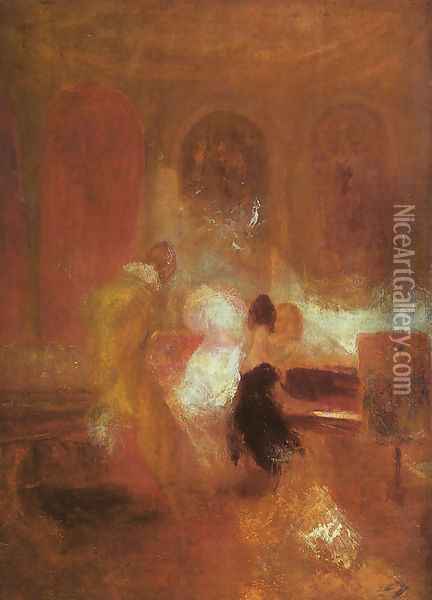 Music Party 1835 Oil Painting - Joseph Mallord William Turner