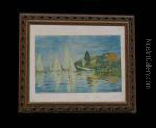 Marina Oil Painting - Claude Oscar Monet