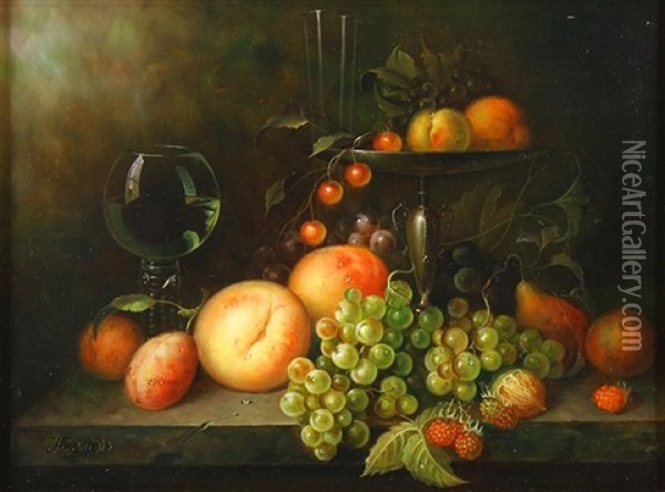 Still Life Of Fruit Oil Painting - Alexandre Francois