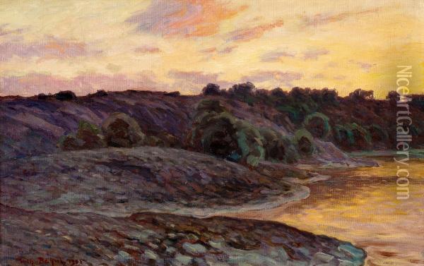 Summer Evening Oil Painting - Wilhelm Behm