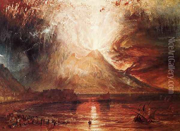 Eruption Of Vesuvius Oil Painting - Joseph Mallord William Turner