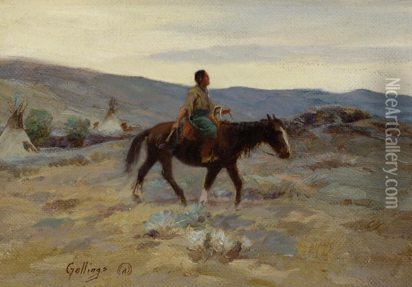 Morning Ride Oil Painting - William Evans Linton