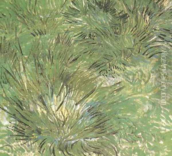 Clumps Of Grass Oil Painting - Vincent Van Gogh