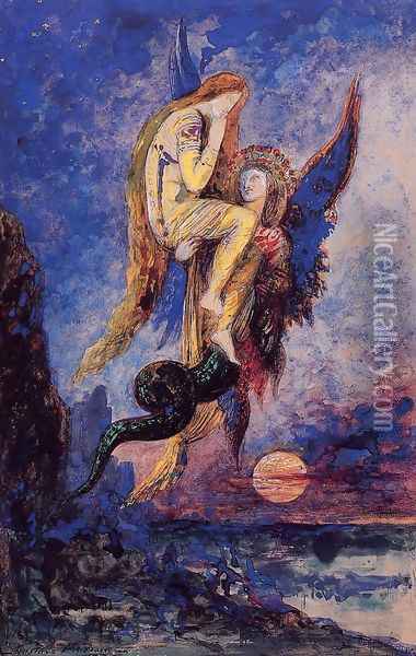 Chimera Oil Painting - Gustave Moreau