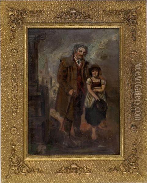 The Blind Beggar Oil Painting - Francis Wheatley