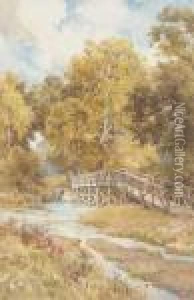 Crossing The Ford Oil Painting - John Powell