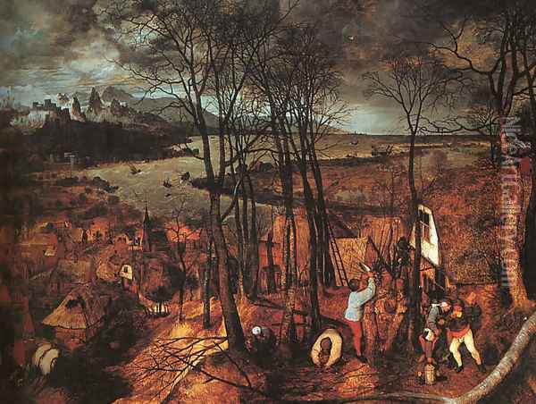 Gloomy Day 1565 Oil Painting - Pieter the Elder Bruegel