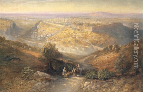 Jerusalem Oil Painting - Samuel Lawson Booth