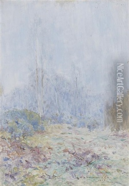 A Woodland Clearing Oil Painting - Robert Mcgown Coventry