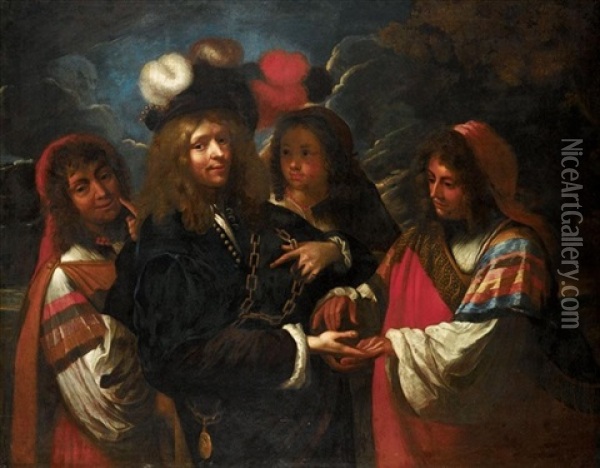 The Fortune Teller Oil Painting -  Caravaggio