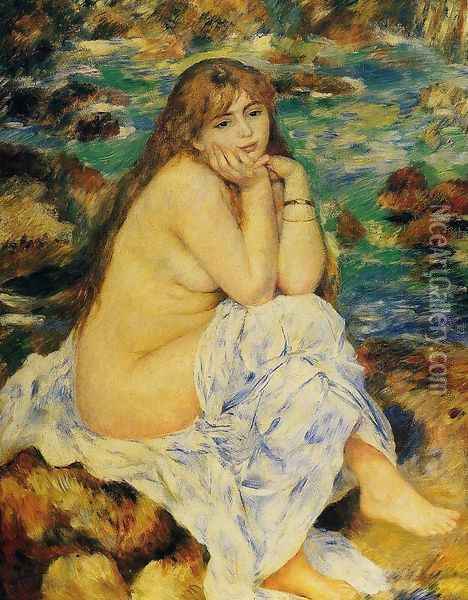 Seated Nude I Oil Painting - Pierre Auguste Renoir
