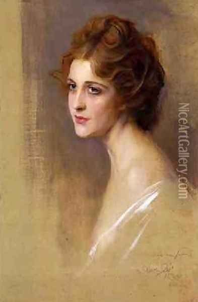 Portrait of Betty Stockfield Oil Painting - Philip Alexius De Laszlo