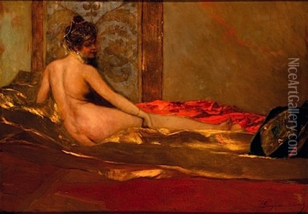 Odalisque Oil Painting - Jean Joseph Benjamin Constant