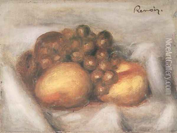 Still Life with Fruit 3 Oil Painting - Pierre Auguste Renoir