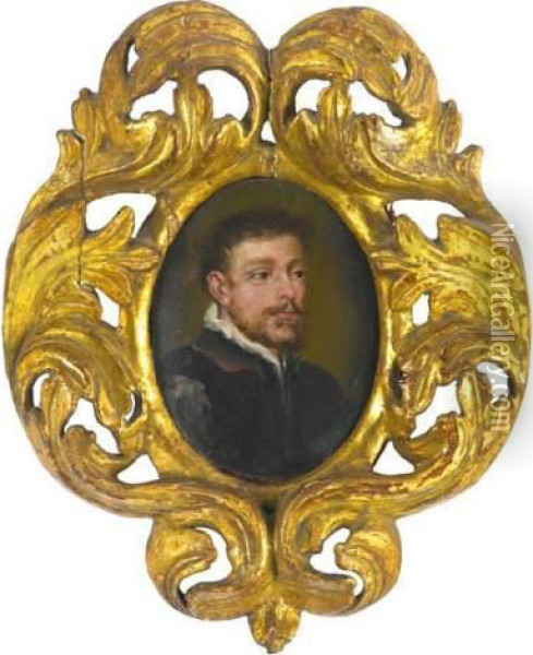 Portrait D'homme Oil Painting - Pietro Faccini