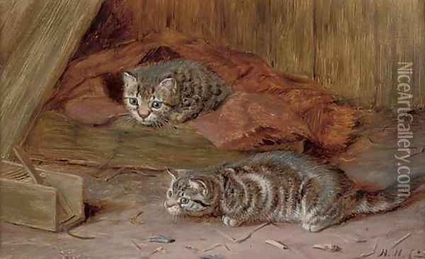 A fascinating tail Oil Painting - Horatio Henry Couldery