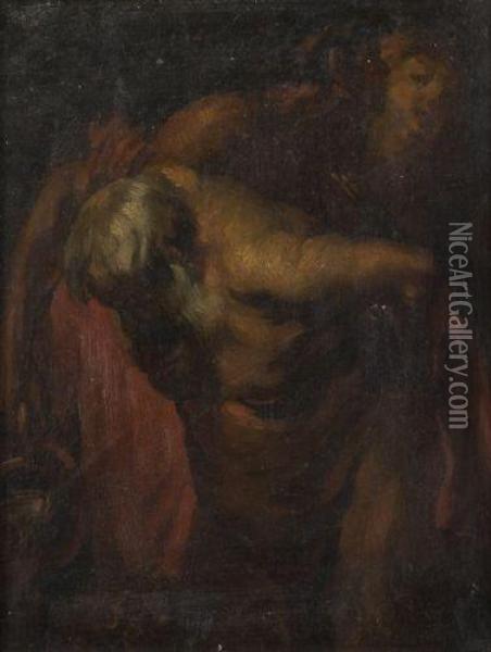 L'ivresse De Silene Oil Painting - Sir Anthony Van Dyck