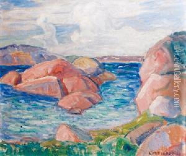 Skjaergardslandskap 1923 1923 Oil Painting - Lars Jorde