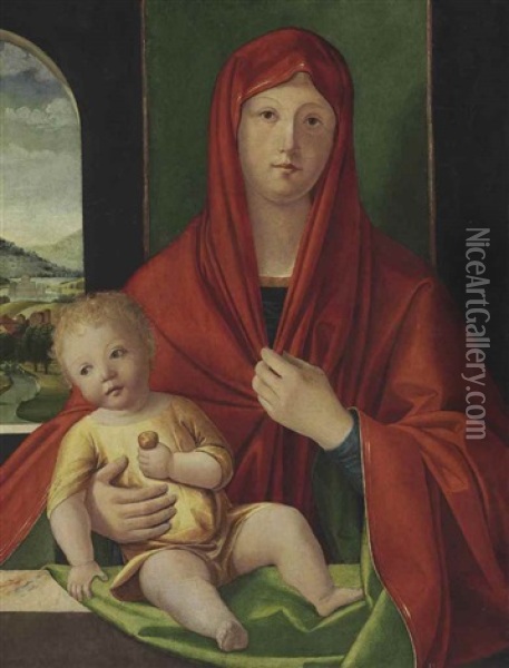 The Madonna And Child Oil Painting - Alvise Vivarini