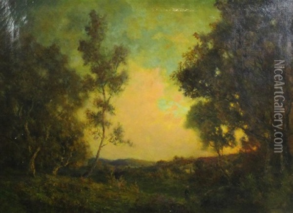 Evening Oil Painting - Robert Crannell Minor