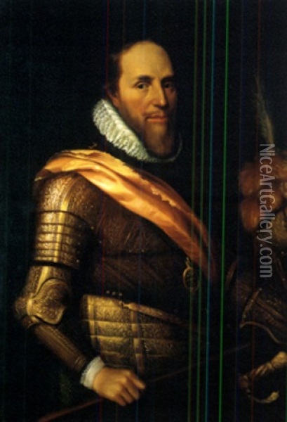 Portrait Des Moritz Von Oranien Oil Painting - Michiel Janszoon van Mierevelt