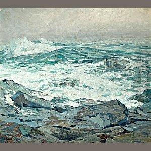 Seascape Oil Painting - Wilson Henry Irvine