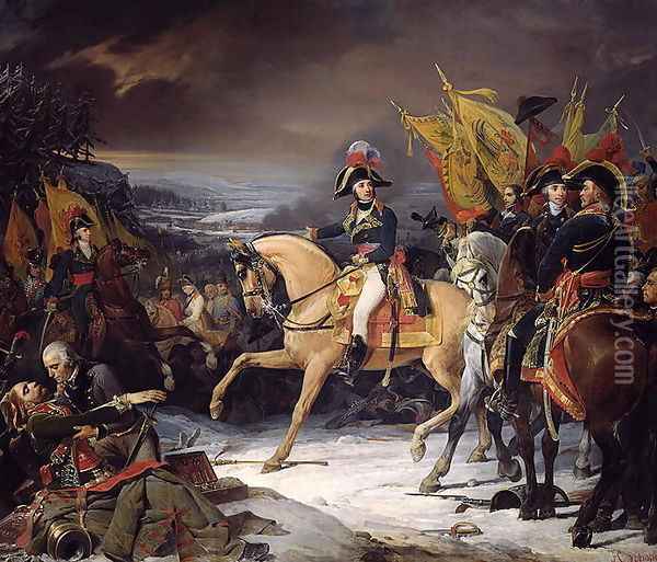 The Battle of Hohenlinden, 3rd December 1800, 1836 Oil Painting - Frederic Henri Schopin