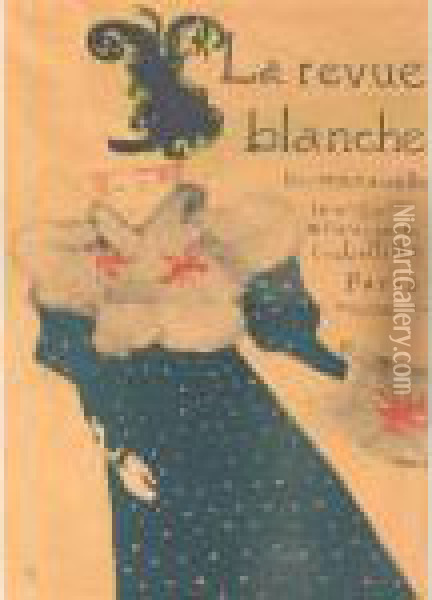 La Revue Blanche (d. 355; A. 115; Adr. 130; W. P16) Oil Painting - Henri De Toulouse-Lautrec