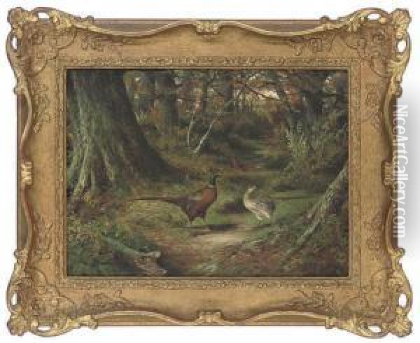A Trail Through The Woods Oil Painting - Benjamin, Ben Hold