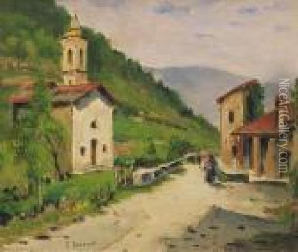Garessio Oil Painting - Giovanni Colmo