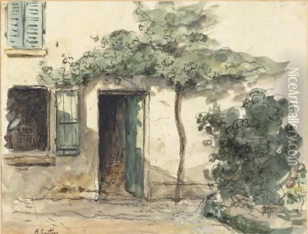 La Maison De Daumier A Valmondois Oil Painting - Armand Desire Gautier