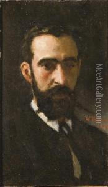 Portrait Du Docteur Alvarez Oil Painting - Bonnat Leon
