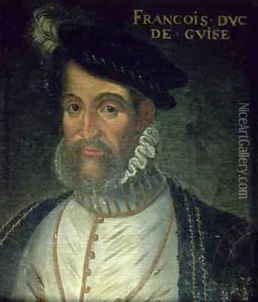 Portrait of Francois 2nd Duke Guise 1519-63 French soldier and statesman Oil Painting - Jean Mosnier