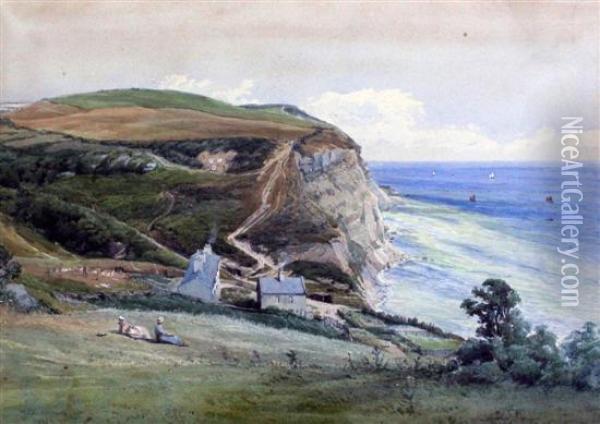 Ecclesbourne Glen, Hastings Oil Painting - William Edwards Croxford