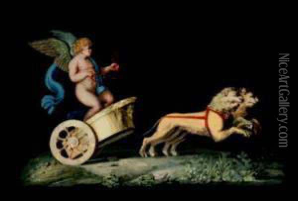 Trionfo Di Cupido Oil Painting - Michaelangelo Maestri