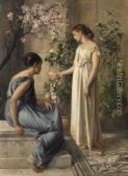 Spring Blossoms Oil Painting - Henry Thomas Schafer