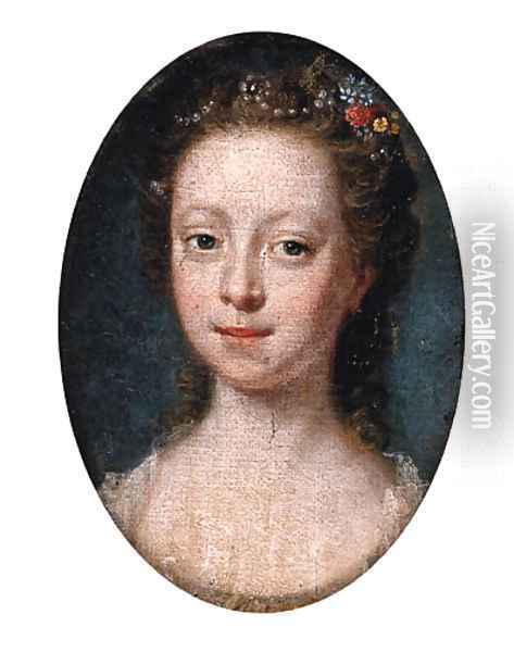 Portrait of a lady Oil Painting - Thomas Gainsborough