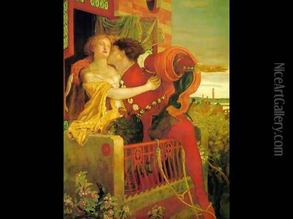 Romeo and Juliet Oil Painting - Ford Madox Brown