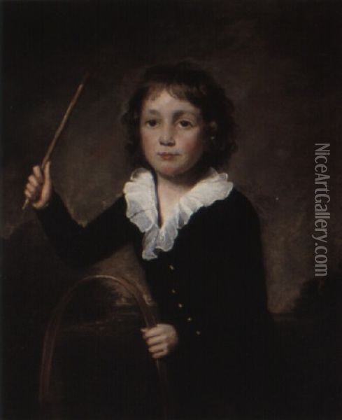 Portrait Of A Young Boy Oil Painting - John Watson Gordon