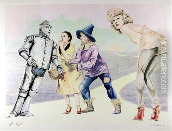 Wizard Of Oz Oil Painting - Robert Anderson