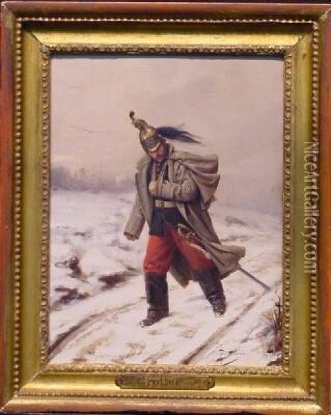 Wounded Soldier Oil Painting - Paul Louis Narcisse Grolleron