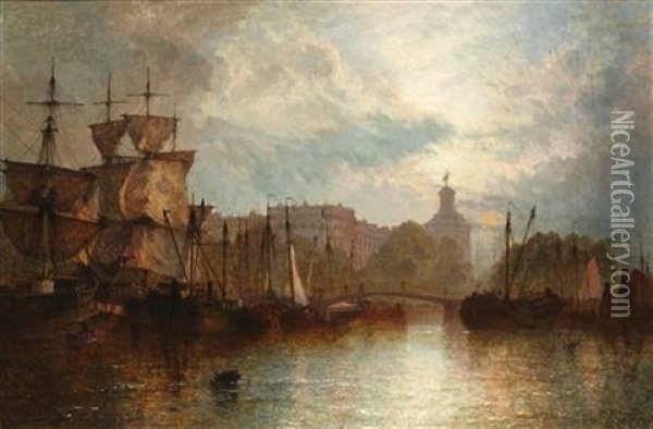 Rotterdam Oil Painting - Henry Thomas Dawson
